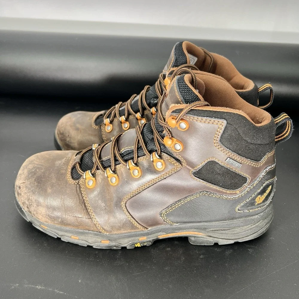 Danner Vicious 4.5 Brown Comp Toe Work Boots 13860 Mens 10 D EH GORE-TEX